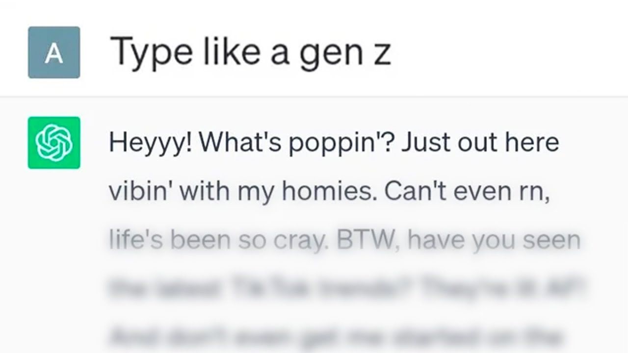 Get Ready to Cringe: These Are the Ickiest Things You Do as a Gen Z, According to ChatGPT